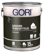 GORI 612 dækkende træbeskyttelse grøn umbra 5 liter